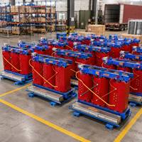 Transformateur éolien de type sec en résine coulée 33 kV triphasé, fournisseur de transformateurs de distribution électrique en Chine
