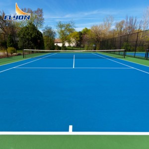 Shock Absorption Tennis Court <b>Tiles</b> Non-slip <b>Interlocking</b> Sport <b>Flooring</b> for Joint Protection and Player Safety - Product Image 4