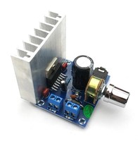 TDA7377 Carte d'amplificateur 2.0 Double Track No Noise Amplifier Module Bookshelf Speakers DC 12V Power 35W + 35W Dual-channel Board