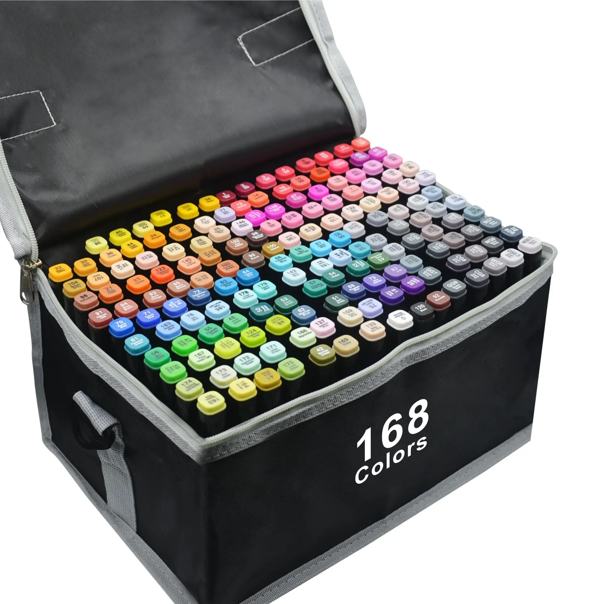 24 36 48 60 100 Colors Dual Tip Brush Pen Dual Tip Brush Marker