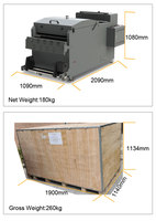 Deux Trois Quatre Tête I3200 Dtf Imprimante 60Cm A2 Pet Film Offset T-Shirt Dtf Machine D'impression Shake Poudre Dtf Imprimante I3200