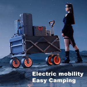 Taşınabilir alüminyum elektrikli kamp sepeti motorlu açık bahçe plaj arabası katlanabilir balıkçılık vagon el bagaj tur için - Product Image 2