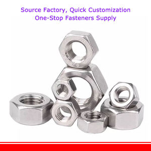 2 #4 #6 #8 #10 #1/4-28 5/16-24 3/8-24 7/16 1/2 5/8 3/4 7/8 304 Tuerca hexagonal <span class=keywords><strong>de</strong></span> acero inoxidable <span class=keywords><strong>de</strong></span> rosca estándar <span class=keywords><strong>de</strong></span> EE. UU. - Product Image 2