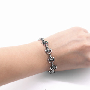 Pulsera de escorpión yunnique, diseño de insecto con diamantes de imitación de acero y titanio, joyería unisex - Product Image 4