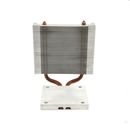 Dissipateur thermique pour processeur de serveur 2U, caloduc en cuivre, module de refroidissement en aluminium haute densité pour la gestion thermique des LED haute puissance et des projecteurs