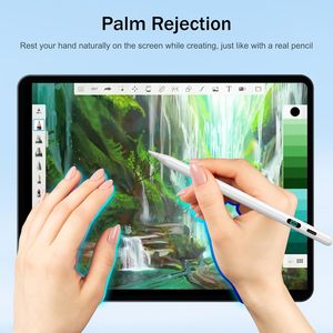 Stylet Actif pour <span class=keywords><strong>iPad</strong></span> <span class=keywords><strong>Pro</strong></span> M4 M5 Air M2 M3, Crayon Magnétique avec Affichage LED et Rejet de la Paume, Service OEM ODM Nouveauté 2026 - Product Image 3