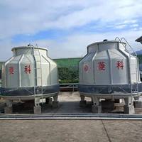 Mini tour de refroidisseur d'eau industrielle Tan matériau FRP avec composants de noyau de ventilateur et de moteur Mini tour de refroidissement de maison d'évaporateur