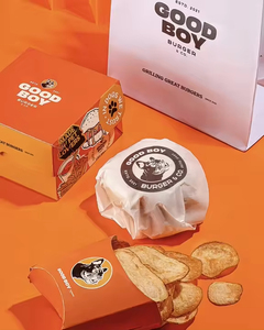 Caja de Cartón Kraft Biodegradable para Hamburguesas y Sándwiches, Apta para Alimentos, Venta al Por Mayor - Product Image 2