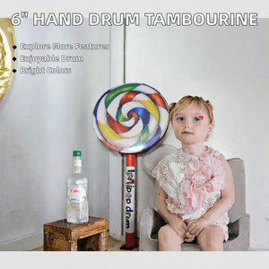 Tambourin <span class=keywords><strong>à</strong></span> main Neumann avec grelots, instruments <span class=keywords><strong>de</strong></span> percussion, tête en sucette, construction en bois <span class=keywords><strong>de</strong></span> bouleau <span class=keywords><strong>à</strong></span> 5 niveaux - Product Image 3