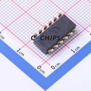 2.54-6P-TPHS DIP Switch SMD-12P,6.2x15.4mm Switch Flat Toggle, Raised Type Single Pole Single Throw 6 Gull Wing Type - Product Image 2