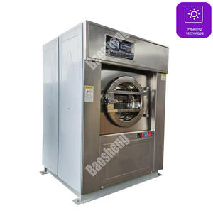 Lavadora Secadora Comercial Eléctrica de Acero Inoxidable, Totalmente Automática, de 12 kg, Apilable, <span class=keywords><strong>para</strong></span> Uso en Lavanderías Comerciales - Product Image 3