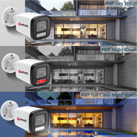 Caméra IP PoE HD 3MP Xmeye 20FPS avec détection humanoïde, capture intelligente, système de vidéosurveillance de sécurité CCTV pour extérieur et maison