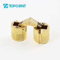 Kpytopcent — charnières de meubles en laiton, 8-18m, mini-charnière cylindrique antique, invisible pour boîte-cadeau en bois