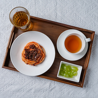 Assiette creuse légère en porcelaine blanche P&T pour pâtes, idéale pour les hôtels et restaurants