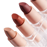 Usine de Maquillage Personnalisé Rouge à Lèvres Longue Tenue Marque Privée Luxe Imperméable Velours Mat Nude