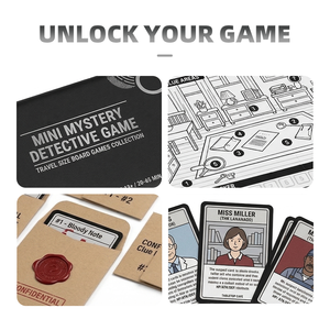 Cartes <span class=keywords><strong>de</strong></span> Clés Immersives pour Mini-Enquêtes Policières – Jeu <span class=keywords><strong>de</strong></span> Société pour Soirées Adultes – Emballage Personnalisé – Cartes à Jouer pour Scènes <span class=keywords><strong>de</strong></span> Crime - Product Image 3
