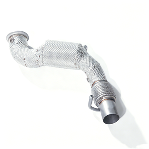 Tubo di Scarico con Catalizzatore GFC per <span class=keywords><strong>BMW</strong></span> 116i <span class=keywords><strong>118i</strong></span> 120i 1.6T <span class=keywords><strong>F20</strong></span> N13 2010-2013, Silenziatore con Strato Isolante - Product Image 4