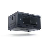 Baie de serveur 4U à pièces détachées, 19 pouces, 240*530*400 mm, murale, armoire de centre de données en acier SPCC thermolaqué, en stock.
