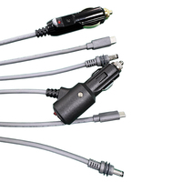 Câble d'alimentation Utech Starlink Mini 3-en-1 Ethernet Type-C DC 12V-28V 18AWG avec gaine tressée en PVC 6,5FT/10FT/16FT pour allume-cigare