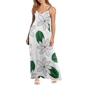 Vestido de <span class=keywords><strong>playa</strong></span> elegante con flores bohemias tropicales personalizadas <span class=keywords><strong>para</strong></span> mujer, vestido informal de <span class=keywords><strong>fiesta</strong></span> hasta el suelo con estampado a pedido - Product Image 3