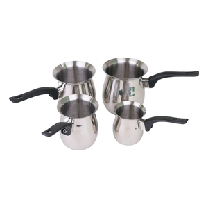 Marmite à <span class=keywords><strong>café</strong></span> turque en acier inoxydable avec poignée anti-brûlure, chauffe-lait pour cuisinière, pour <span class=keywords><strong>café</strong></span>, lait et chocolat fondu - Vente en gros - Product Image 2