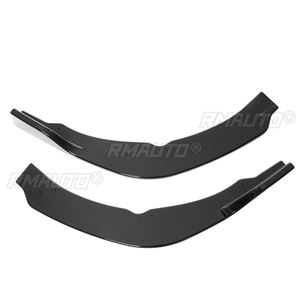 New 3pcs Car Front Bumper Lip <b>Splitter</b> Fins Body Kit Chin Spoiler Diffuser Deflector for Toyota Camry SE/XSE 2018 2019 - Product Image 5
