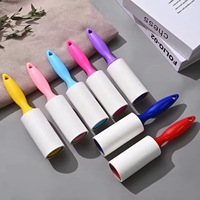 Meubles anti-poussière extra collants réutilisables 60 feuilles de rechange pour vêtements Rouleaux à peluches Support de logo Rouleau anti-peluches pour poils d'animaux