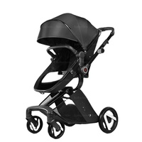 Poussette Bébé Classique en Gros, Poussette Bébé Douce et Confortable 3 en 1, Poussette Bébé Pliable