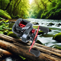 Haute vitesse 8kg glisser système de freinage magnétique appât coulée moulinet roue pour la pêche en eau salée haute qualité Baitcasting moulinets