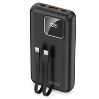 20000mAh 2-in-1 Powerbank 22,5W Schnellladung Tragbares Ladegerät mit LED-Anzeige USB-A und Typ-C Anschlüsse