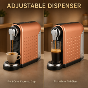 เครื่องชงกาแฟแคปซูล 19 บาร์ ปั๊มอิตาลี กลุ่มชงกาแฟแบบจดสิทธิบัตร ใช้ร่วมกับเครื่องชงกาแฟได้ 1260 วัตต์ - Product Image 2