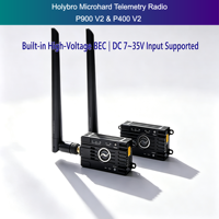 Radio de Telemetría Holybro P900 V2 P400 V2 Microhard, 915MHz 433MHz, Transmisión de Datos de Largo Alcance
