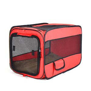 Outdoor Breathable Foldable Portable Pet Cat Dog Crate Travel Carrier Bag