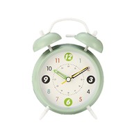 Nouvelle Horloge Réveil Électronique à Aiguilles Silencieuse en ABS de 4 Pouces, Moderne, pour Chambre d'Étudiant, avec Fonction Snooze et Réveil Précoce pour Enfants