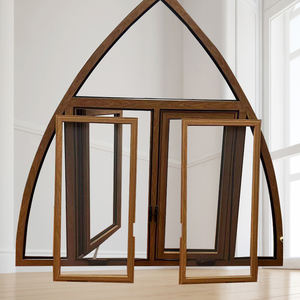 Fenêtre à battant en aluminium à rupture thermique <span class=keywords><strong>de</strong></span> style européen-Efficacité énergétique, double vitrage pour les résidences <span class=keywords><strong>de</strong></span> luxe - Product Image 4