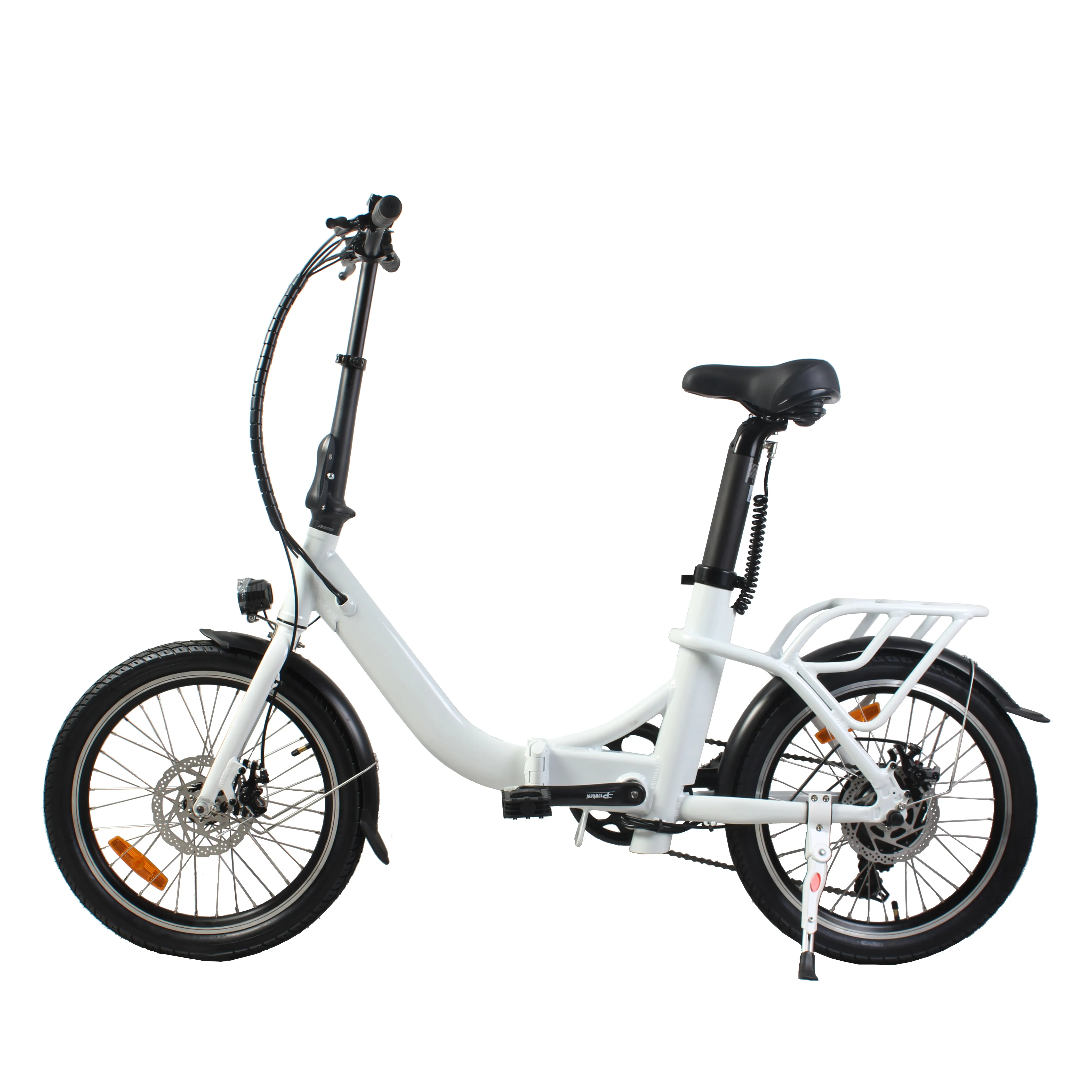 Folding Electric Bicycle Hidden Seat Post Battery 36v 250w Electric Bike