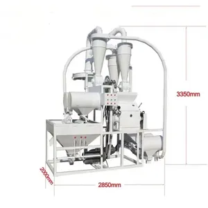 10 ton per day flour mill maize flour milling machine wheat flour production