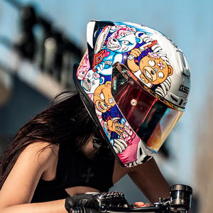 Casque intégral d'été pour moto homme et femme avec fente Bluetooth, grande taille, ajustement confortable - Product Image 3