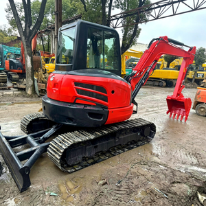 รถขุด KX155 ปี 2023 ใช้งานน้อย 5.5 ตัน กำลังเครื่องยนต์ 0.2 ลูกบาศก์เมตร ความจุบุ้งกี๋ 0.2 ลูกบาศก์เมตร ชิ้นส่วนไฮดรอลิก KYB สำหรับงานก่อสร้าง - Product Image 1