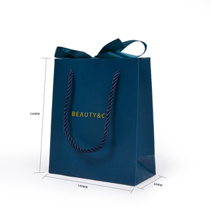 Wholesale Luxury Paper Bag Custom <b>Print</b> Logo Reusable Eco Shopping Bags Customize - Product Image 4