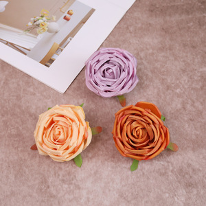 Rosas Artificiales Hechas a Mano, Hermosas Flores de Seda para Decoración Floral del Hogar y Adornos para Pasteles, Materiales para Manualidades - Product Image 4