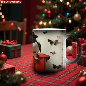 Sublimation Shop Blank Mug 11oz Frosted Black <b>Ceramic</b> Heat Activated <b>Cup</b> - Product Image 2