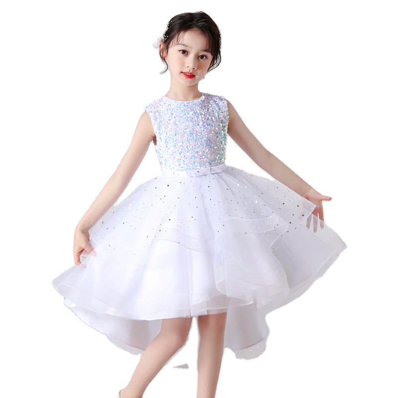 party dresses age 6 Hihipz Toddler Girls Dresses Solid Ruffle Sleeves Strap Waist Dress Summer Dress Kids Girls Elegant A Line Party Dresses,6-7 Years