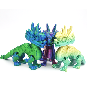 Carino unicorno stampato 3D cavaliere animale artigianato divertente decorazione per la casa con ravvivare <span class=keywords><strong>il</strong></span> drago - Product Image 4