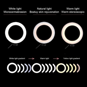 Foto/estudio/teléfono/vídeo profesional Led <span class=keywords><strong>Ringlight</strong></span> con filtro espejo trípode lámpara Led anillo de luz para fotografía, luz, - Product Image 2