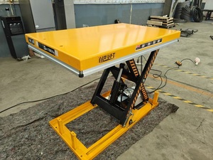 Cao cấp 500kg điện thủy lực Scissor Lift bảng với chống Pinch cho Nhà kho sử dụng - Product Image 6