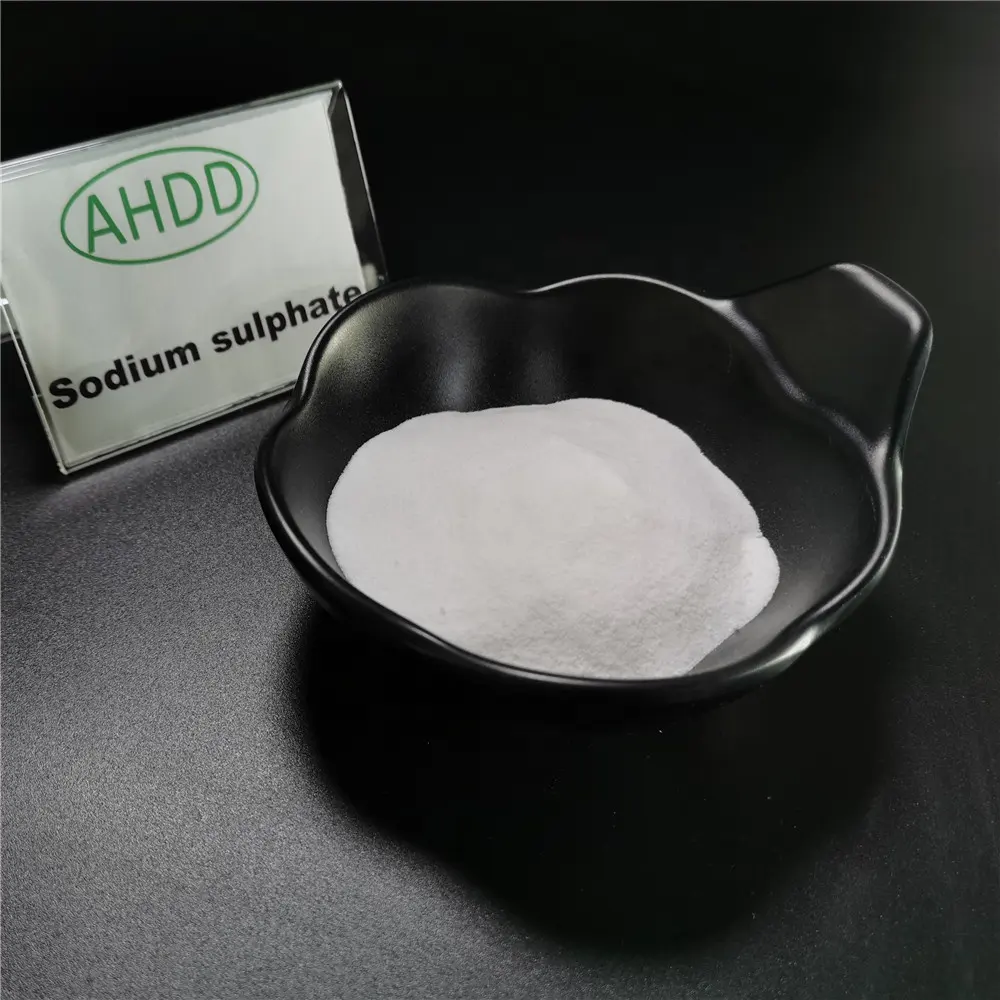 Fábrica de telas sulfato de sodio Glauber sal teñido uso químico básico