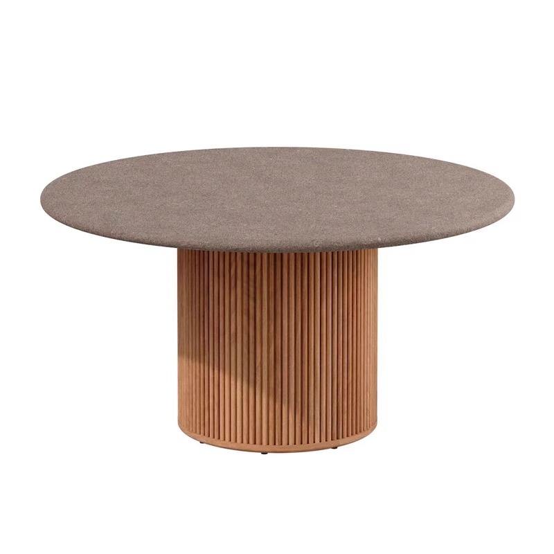 Style Une table à manger ronde, 1,2 m