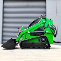 DGER 35 PS Kubota Motor Diesel Kompaktlader Kompaktes Design Forstmulcher-Anbaugerät Raupenfahrzeug Gebraucht Inklusive Schaufel