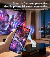 Proyector Inteligente Yesido BT5.4+Wifi 6 con Señal Inteligente, 3W de Alta Potencia, Decodificación 4K, Alta Definición 1080P, TV16
